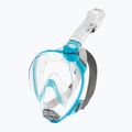 Повнолицева маска для снорклінгу дитячаCressi Baron Full Face clear/aquamarine