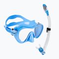 Набір для дайвінга Cressi F1 + САПernova Dry blue metal