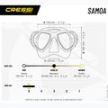 Маска для пірнання Cressi Samoa black/black 6