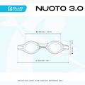 Окуляри для плавання Cressi Nuoto 3.0 pink/clear 4
