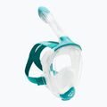 Маска повнолицьова для снорклінгу Cressi Java Full Face clear/aquamarine