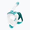 Маска повнолицьова для снорклінгу Cressi Java Full Face clear/aquamarine 2
