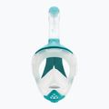 Маска повнолицьова для снорклінгу Cressi Java Full Face clear/aquamarine 3