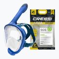 Маска повнолицьова для снорклінгу Cressi Java Full Face blue/blue navy 8