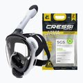 Маска повнолицьова для снорклінгу Cressi Java Full Face white/black 8