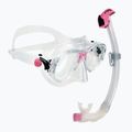 Набір для підводного плавання Cressi Marea + Seal Dry Jr clear/pink