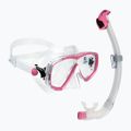 Набір для пірнання Cressi Estrella + Seal Dry clear/pink