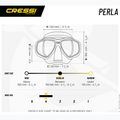 Маска для пірнання Cressi Perla black/blue 5