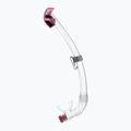 Трубка для пірнання Cressi Seal Dry clear/pink