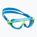 Маска для плавання дитяча Cressi Baloo light blue/lime 5