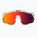 Окуляри велосипедні SCICON Aeroshade Kunken white gloss/scnpp multimirror red EY31060800 3