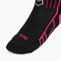 Жіночі лижні шкарпетки Mico Medium Weight Warm Control Ski black/fuchsia fluorescent 3