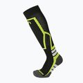 Шкарпетки лижні дитячі Mico Medium Weight Warm Control Ski nero giallo fluo
