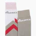 Шкарпетки лижні дитячі Nordica Multisports Winter Jr 2 pary lt grey/coral/white 5