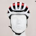 Шолом велосипедний ABUS AirBreaker white/red 11