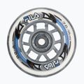 Колеса для роликових ковзанів з підшипниками FILA Wheels ABEC 5 76mm/82A 8 шт. white