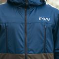 Чоловіча велосипедна куртка Northwave Easy Out Softshell темно-синій/лісовий зелений 9