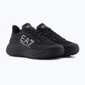 Кросівки EA7 Emporio Armani Wave Cracking full black / silver 9