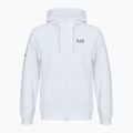 Кофта чоловіча Emporio Armani EA7 Train Logo Series Extended Logo Hoodie Fz white / black