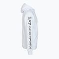 Кофта чоловіча Emporio Armani EA7 Train Logo Series Extended Logo Hoodie Fz white / black 3
