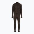 Комплект термобілизни жіночий EA7 Emporio Armani Ski Jacquard Knitted fancy brown animal print