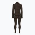 Комплект термобілизни жіночий EA7 Emporio Armani Ski Jacquard Knitted fancy brown animal print 2