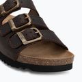 Жіночі шльопанці Scholl Rio Wedge Ad Med dark brown 7