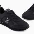 Кросівки EA7 Emporio Armani Black & White Carbon triple black / silver logo 13