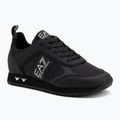 Кросівки EA7 Emporio Armani Black & White Carbon triple black / silver logo