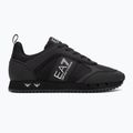 Кросівки EA7 Emporio Armani Black & White Carbon triple black / silver logo 2