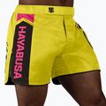 Шорти для тренувань чоловічі Hayabusa Icon Mid-Thigh MMA yellow/blue 2