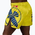 Шорти для тренувань чоловічі Hayabusa Icon Mid-Thigh MMA yellow/blue 3