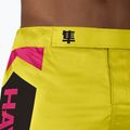 Шорти для тренувань чоловічі Hayabusa Icon Mid-Thigh MMA yellow/blue 5