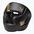 Боксерський шолом Hayabusa T3 Headgear чорний/золотий