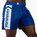Шорти для тренувань чоловічі Hayabusa Icon Mid-Thigh MMA blue/white 2
