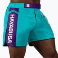 Чоловічі тренувальні шорти Hayabusa Icon Mid-Thigh MMA біло-блакитні 2