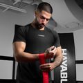 Бинти боксерські Hayabusa Deluxe Jacquard Handwraps 450 см red 4