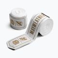 Бинти боксерські Hayabusa Mayweather Stretch Hand Wraps 450 см white/gold