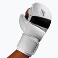 Рукавиці греплінгові Hayabusa T3 Hybrid white/black 4