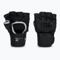 Грейплінгові рукавиці LEONE Black Edition MMA чорні GP105