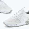 Кросівки EA7 Emporio Armani Black & White Laces white/ silver 11