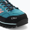 Жіночі трекінгові черевики CMP Moon Low Wp teal/red fluo 7