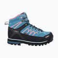 Жіночі трекінгові черевики CMP Moon Mid WP teal/red fluo 2