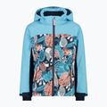 Куртка гірськолижна дитяча CMP 39W2085 topazio/blue ink