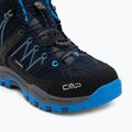 Юніорські трекінгові черевики CMP Rigel Mid Wp b.blue/bluestone/royal blue 7