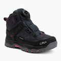 Взуття трекінгове дитяче CMP Kiruna Mid Fitgo Fleece Wp antracite/festival