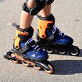 Роликові ковзани дитячі Rollerblade Microblade темно-синьо-помаранчеві 07221900 174 10