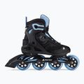 Роликові ковзани жіночі Rollerblade Macroblade 84 BOA чорно-блакитні 07370700092 2