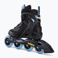 Роликові ковзани жіночі Rollerblade Macroblade 84 BOA чорно-блакитні 07370700092 3