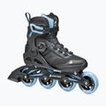 Роликові ковзани жіночі Rollerblade Macroblade 84 BOA чорно-блакитні 07370700092 8